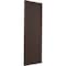 Ekena Millwork True Fit PVC Farmhouse/Flat Panel Combination Fixed Mount Shutters, Raisin Brown, 12W x 42H, PR TFP101FC12X042TB - alternate 12